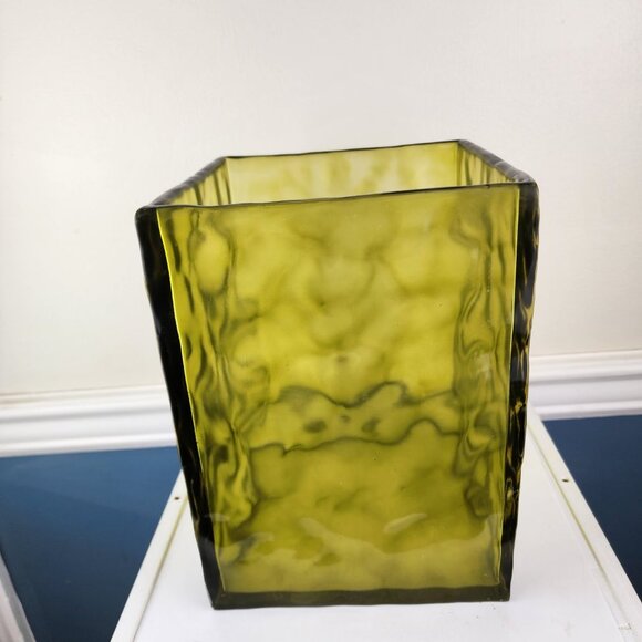Ice Cubes Green Acrylic Bathroom Waste Basket Tissues Soap Dish Toothbrush Cup - Picture 9 of 10